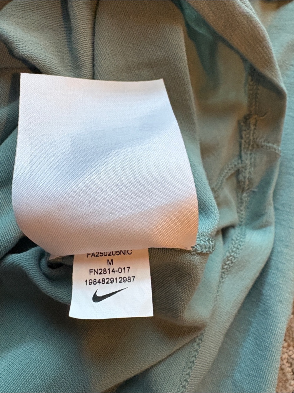 Nike Women's Light Blue Short Sleeve Performance Tee - Picture 3 of 5
